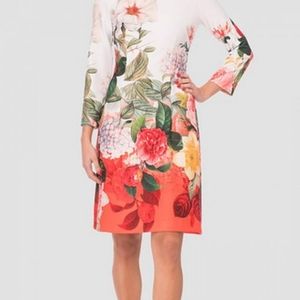 Spring Long Sleeves Dress - Tropical Joseph Ribkoff